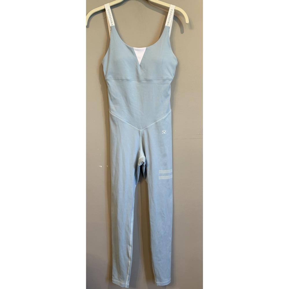 Topissima Olivia‎ Light Blue Jumpsuit Onsite Small Pilates